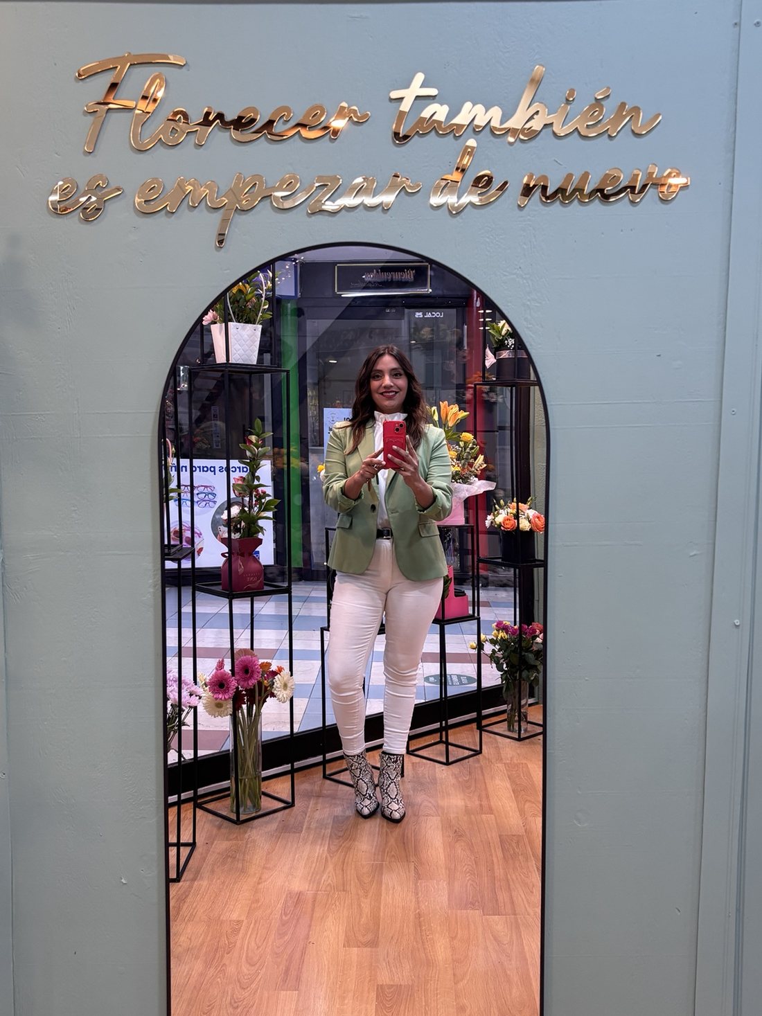 Silvana, fundadora de Florería NuZu